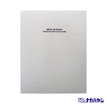 日本Nakabayashi 百年相本 典藏系列 布面百年黑內頁相本(白)