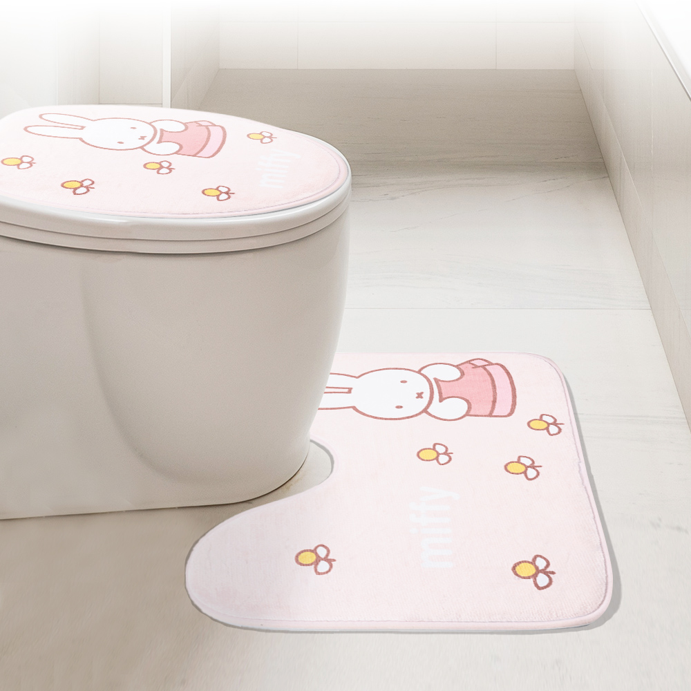 【Miffy米飛】 浴廁馬桶墊組(兩入)