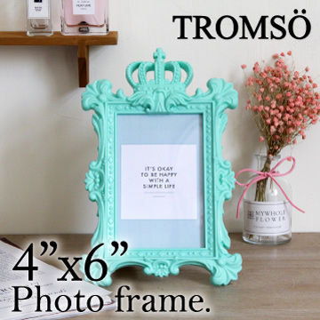 TROMSO皇家巴洛克4x6相框-皇冠藍綠