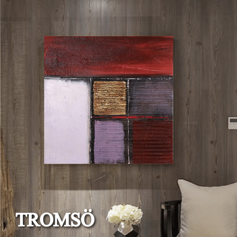 TROMSO時尚無框畫抽象藝術-方金極致W424