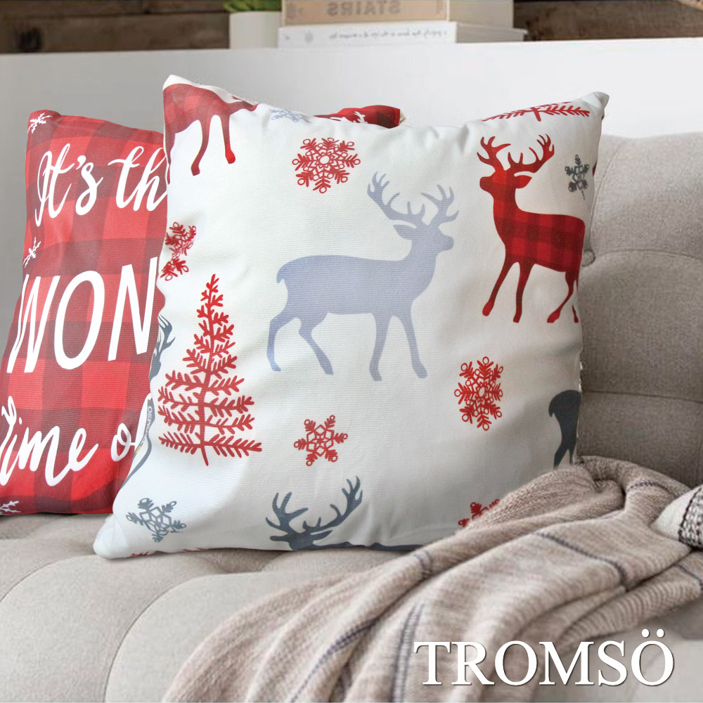 TROMSO風尚北歐抱枕-U257馴鹿聖誕