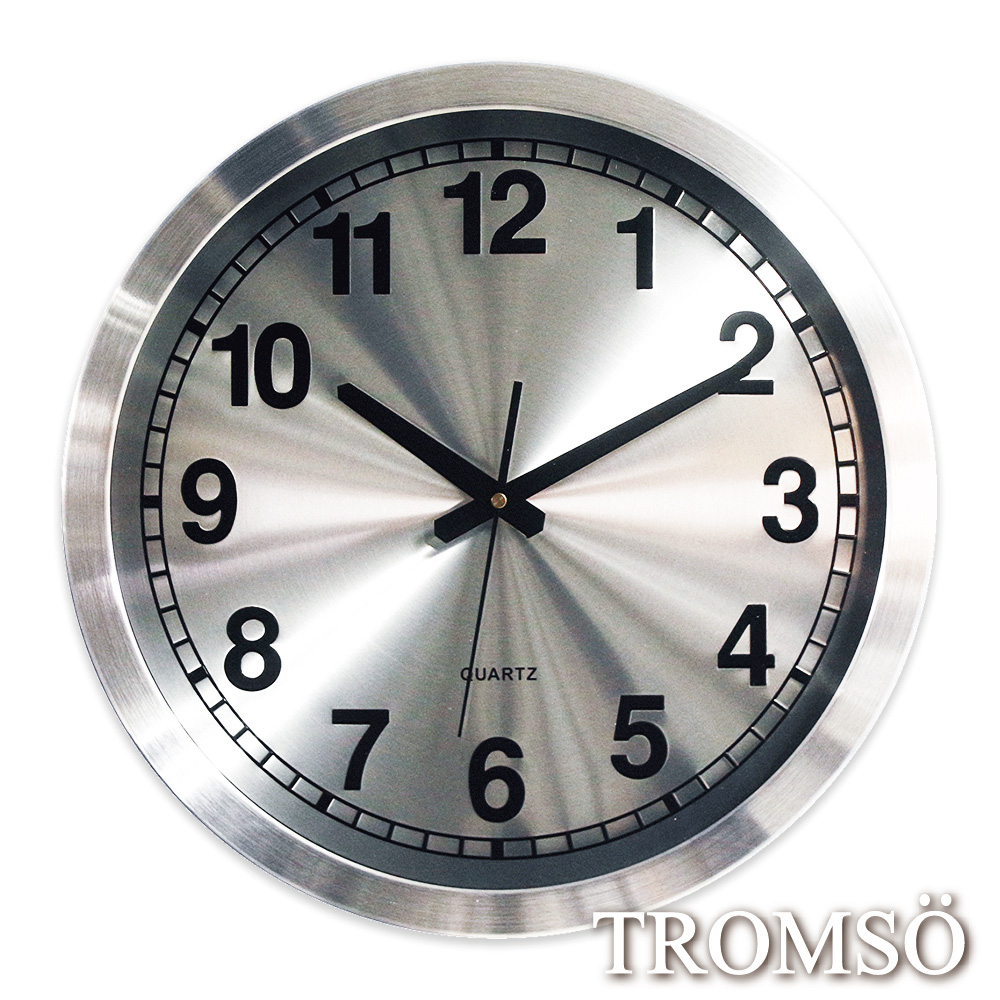 TROMSO風尚義大利金屬時鐘-金屬都會
