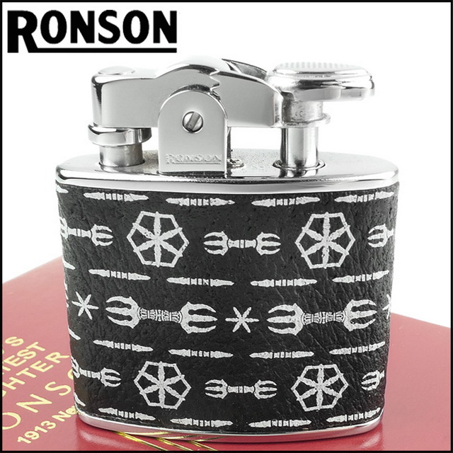 【RONSON】Standard系列-燃油打火機-野豬皮包覆-摩利支天款