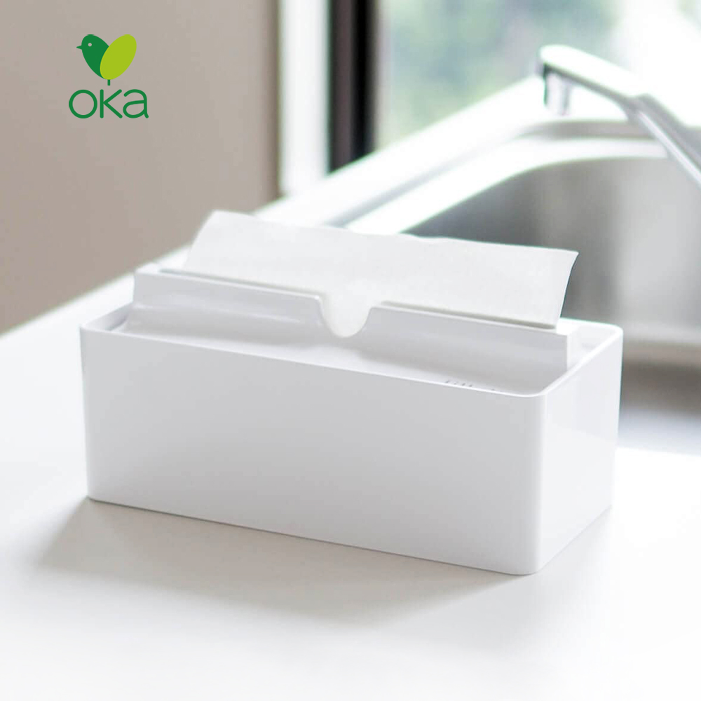 【日本OKA】fill+fit 纖形下降式擦手紙巾盒