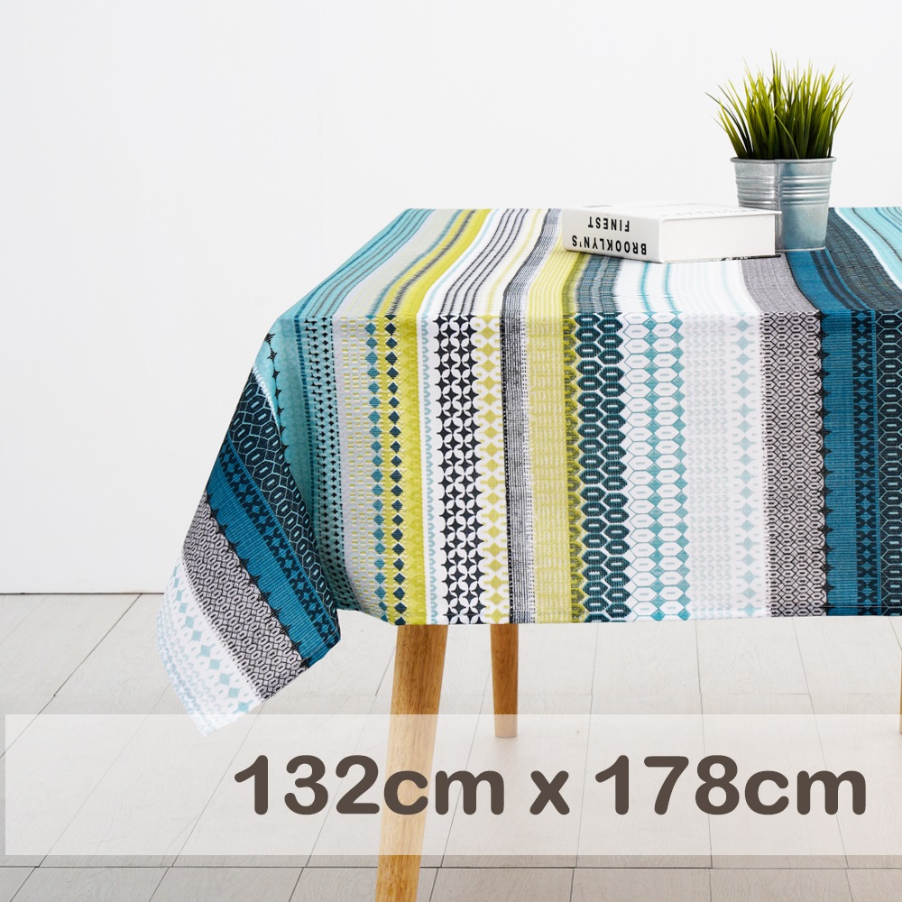 【CasaBella 美麗家居】布桌巾 波希米亞 132x178cm (歐式風格 裝飾 桌巾 桌布)