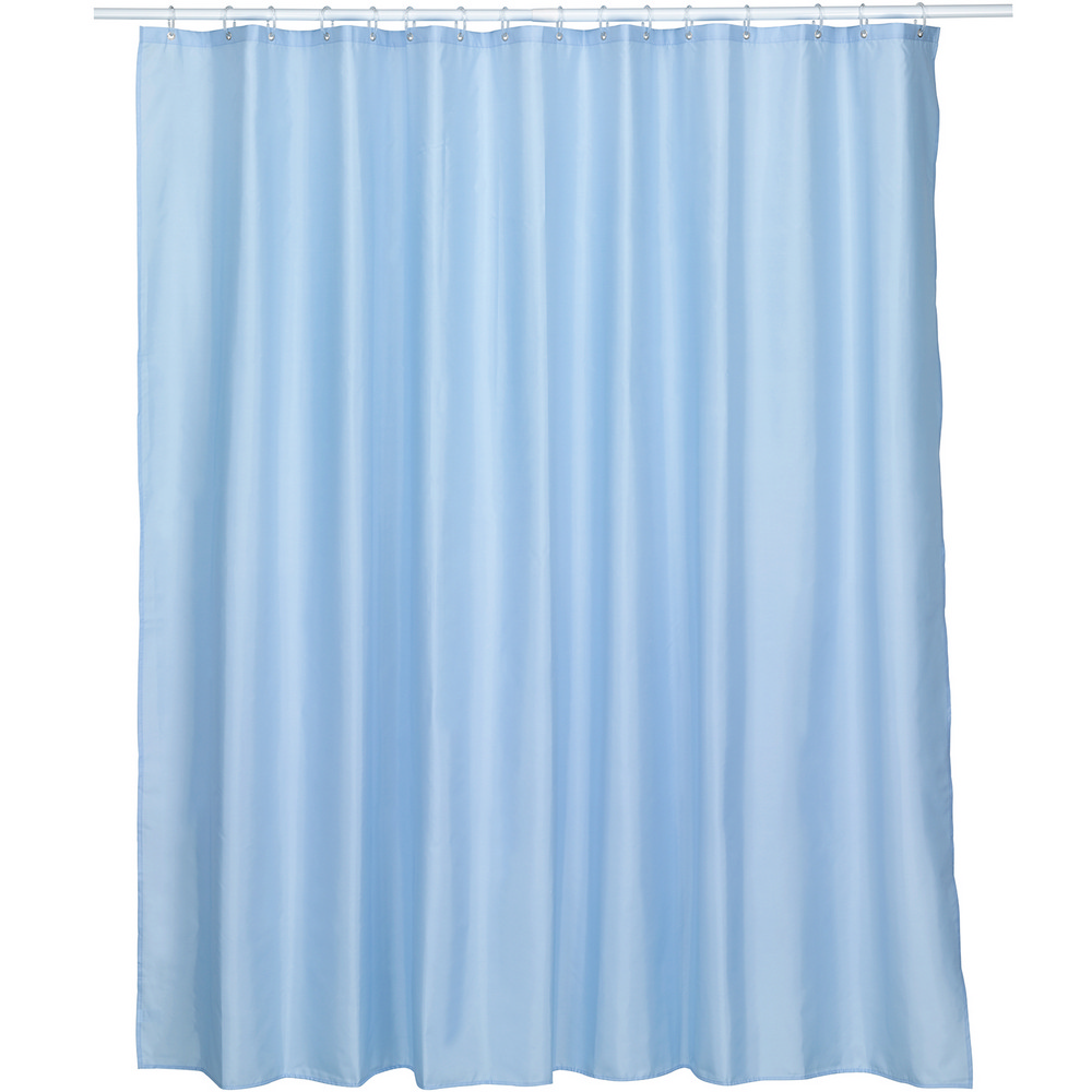 KELA 簡約防水浴簾(藍180cm)