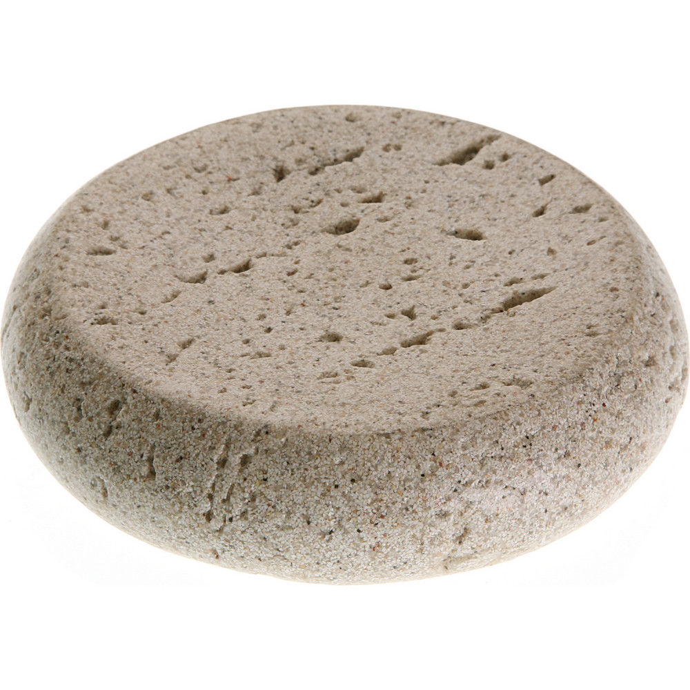 VERSA 圓形仿石肥皂盒(白)