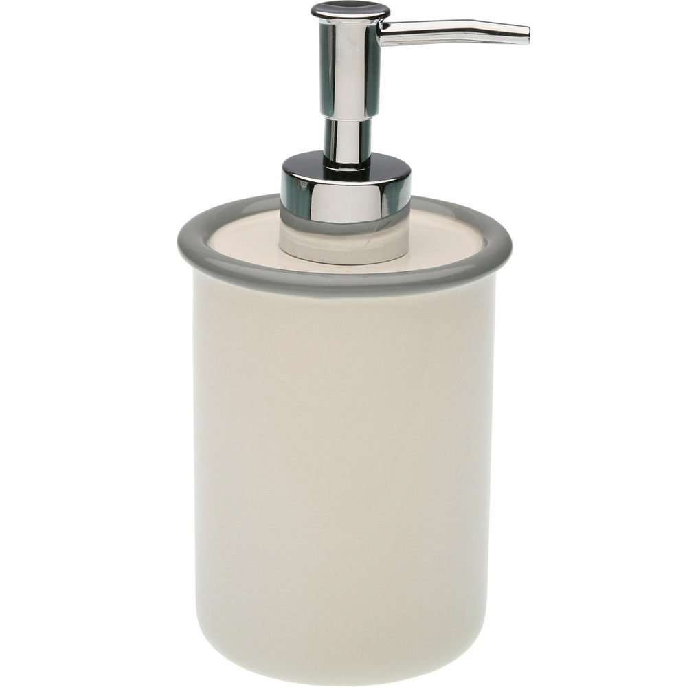 VERSA 陶製洗手乳罐(米灰350ml)