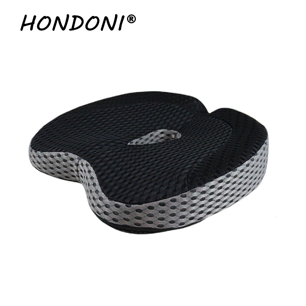 HONDONI 新款6D全包裹式美臀記憶舒壓坐墊 (極致黑)