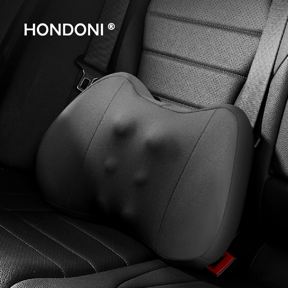 HONDONI 新款5D護腰靠墊 居家汽車舒壓腰靠墊 (按摩珠腰靠)