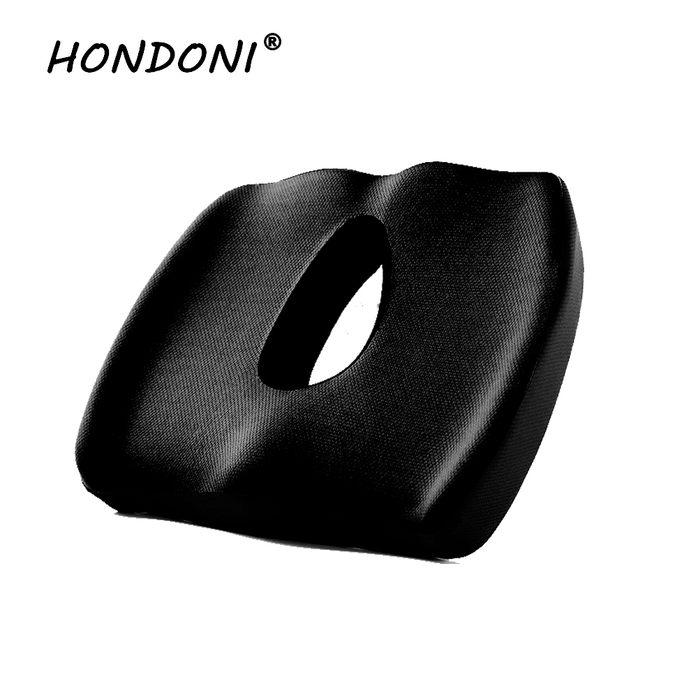 HONDONI 新款5D全包裹式美臀記憶痔瘡舒壓坐墊(透氣彈力舒爽黑L07-PLUS)