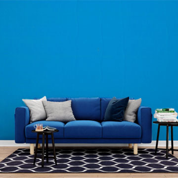 優質防水防污居家布置裝飾壁貼|純色-湛藍