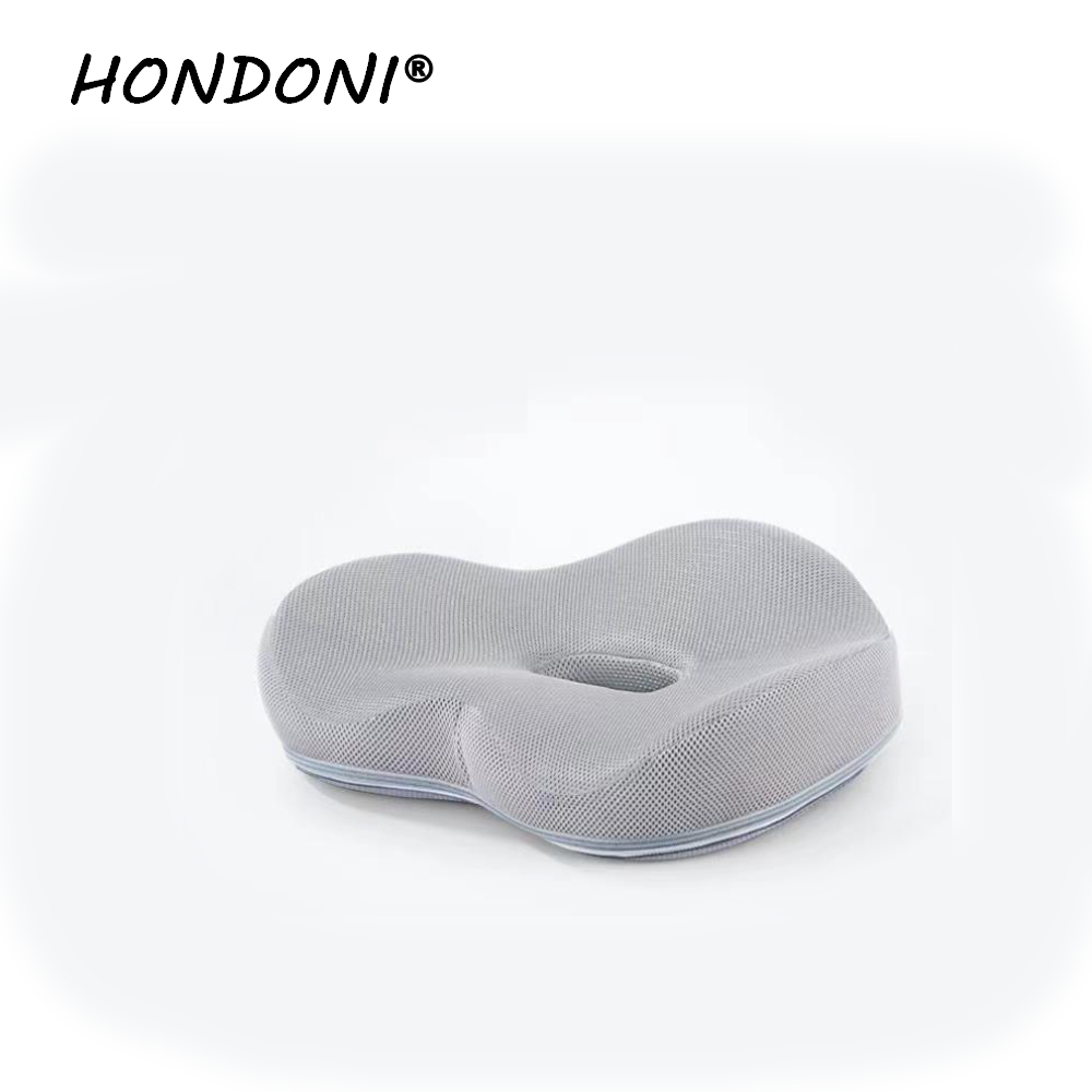 HONDONI 新款5D全貼合式美臀記憶坐墊(透氣灰L-15)