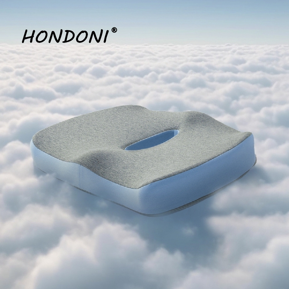 HONDONI 新款5D全包裹式美臀坐墊(天空藍L16-BL)