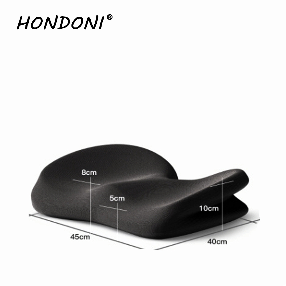 HONDONI 新款6D全包裹式美臀坐墊(寂靜黑L20-BK)