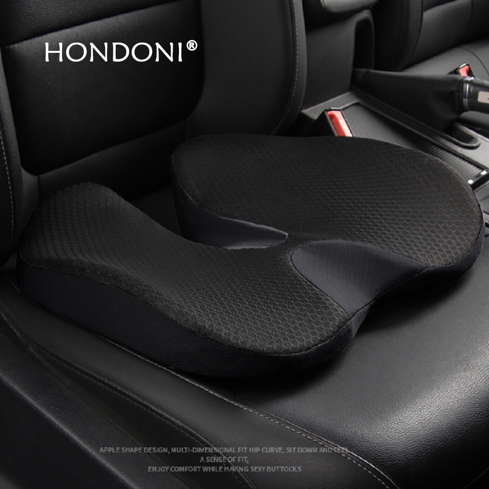 HONDONI 新款5D居家車載紓壓坐墊(動感黑L21-BK)