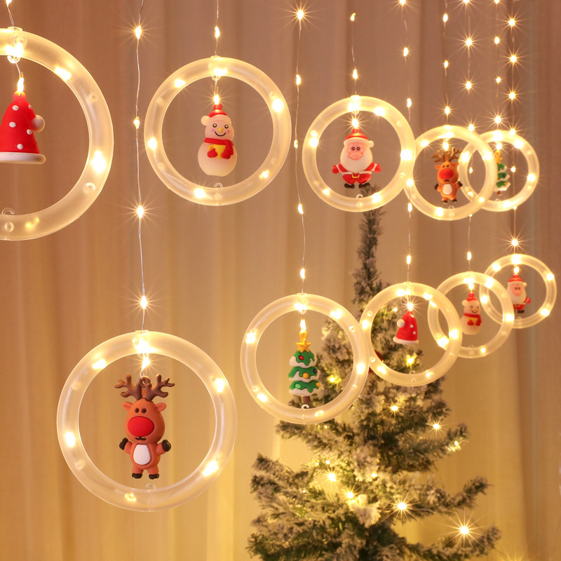 【小倉Ogula】聖誕節裝飾燈房間布置櫥窗星星LED彩燈許願球冰條燈串