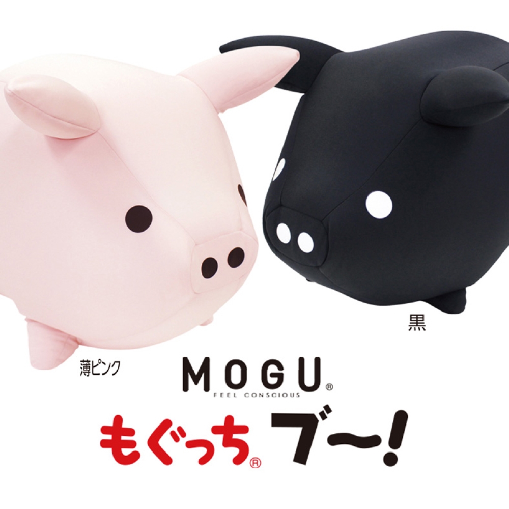 【MOGU】日本製 胖嘟嘟小豬抱枕(2色)