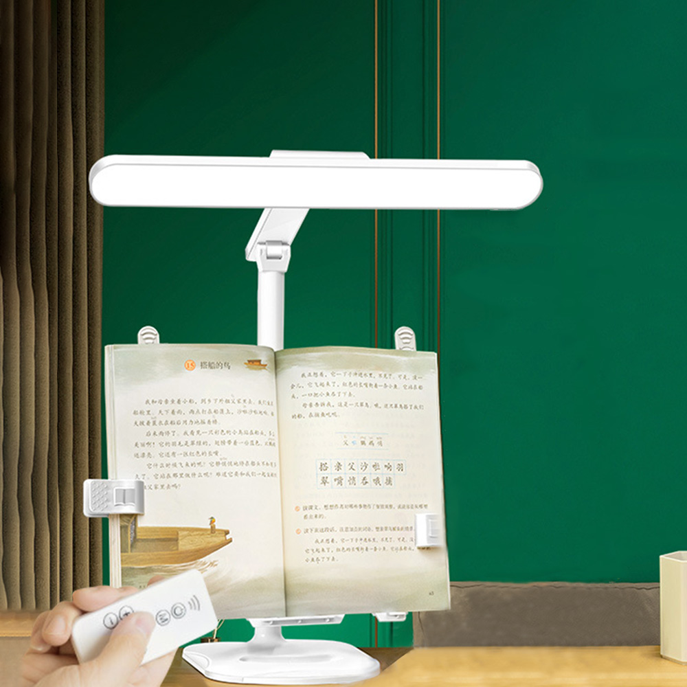 可折疊可夾書本智慧觸控護眼檯燈 筆筒收納 充插兩用 LED小夜燈 學習閱讀燈 臥室床頭燈 書桌燈 USB充電
