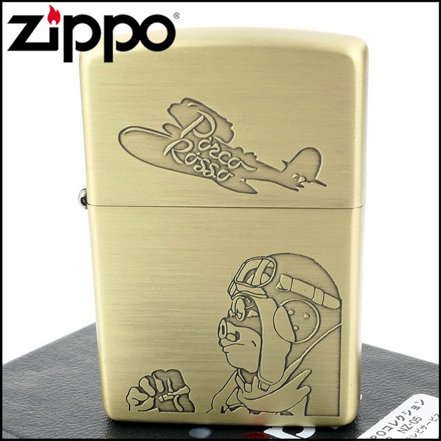 【ZIPPO】日系~吉卜力工作室-宮崎駿-紅豬-Savoia號圖案設計