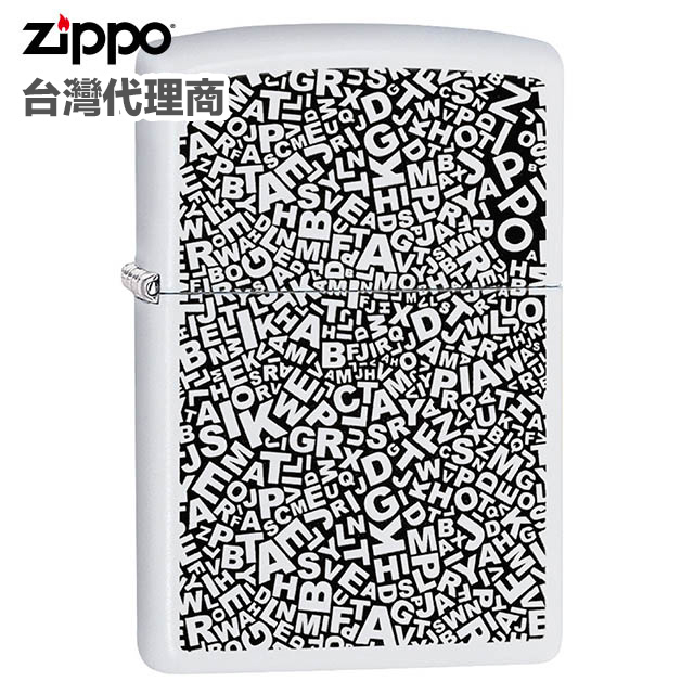 Zippo ZL Scattered Letters 防風打火機