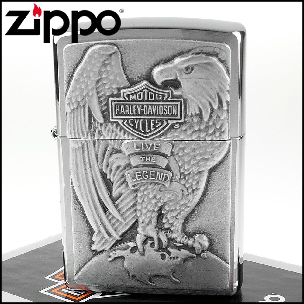 【ZIPPO】美系~哈雷~Harley-Davidson 老鷹貼飾