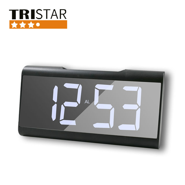 TRISTAR LED時間鏡面設計電子鐘 TS-A52