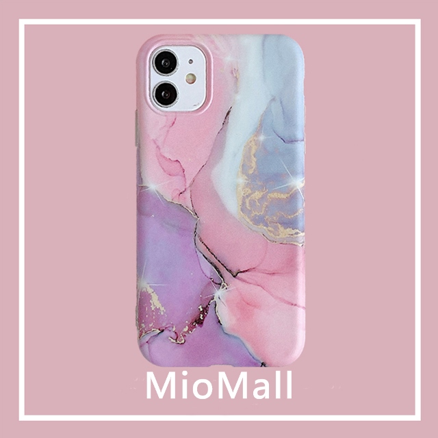 【MioMall 米歐廣場】歐風時尚大理石風格-玫瑰色巴黎★iPhone 13/13 Pro/13 ProMax手機殼★