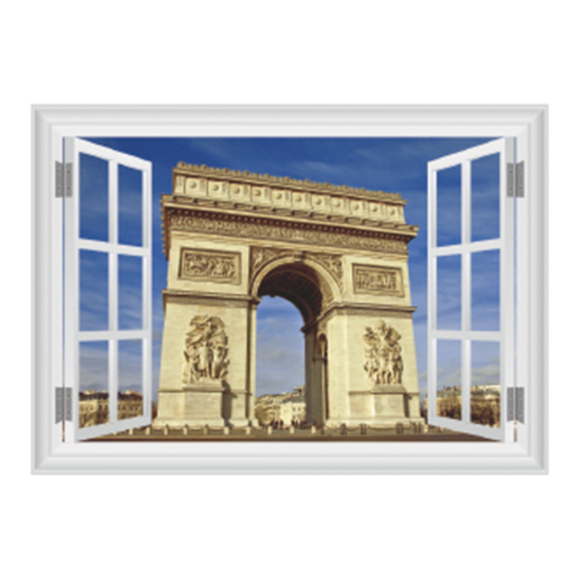 《Stylelife》3D立體牆貼-巴黎凱旋門
