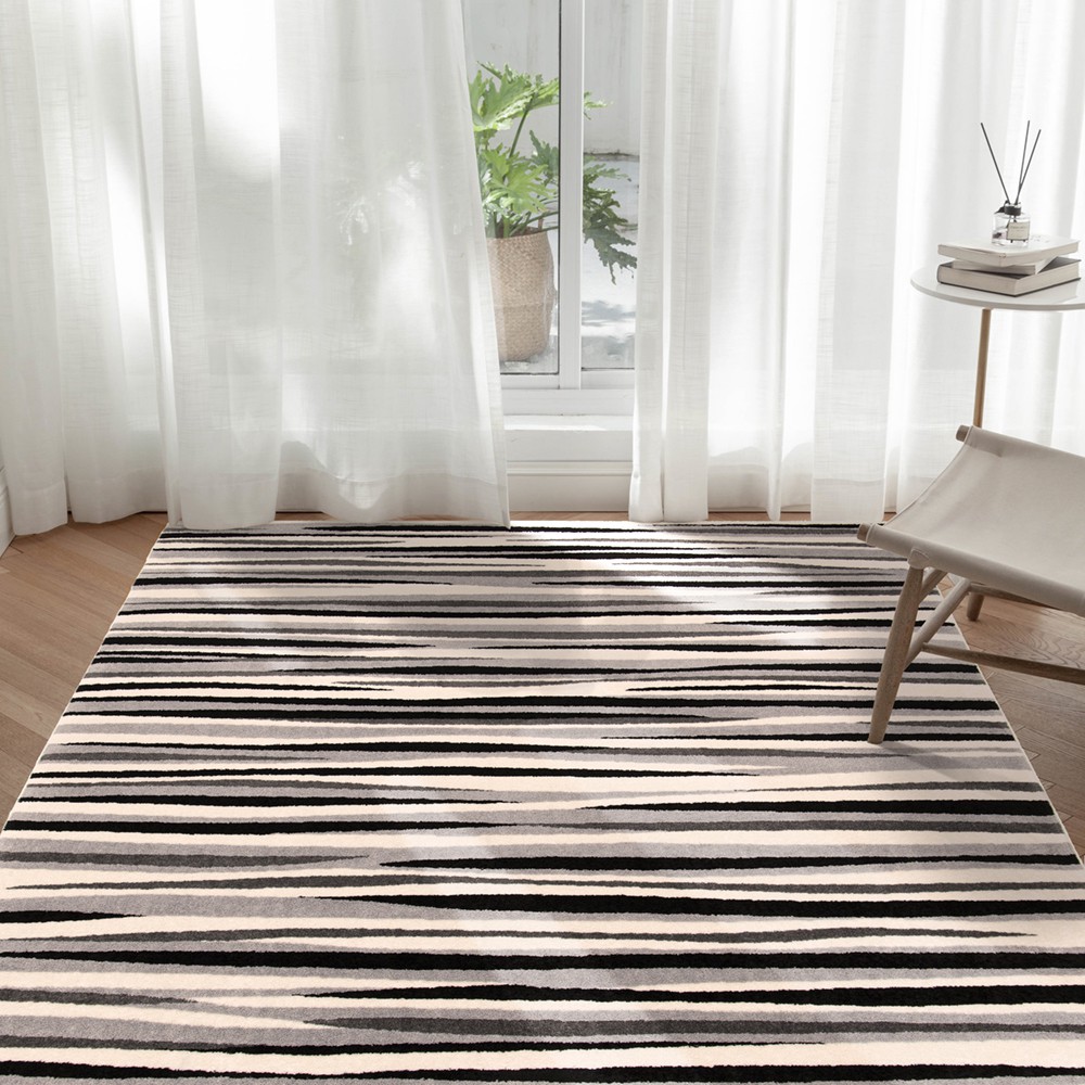【范登伯格】比利時 Prior簡約地毯-條紋(160x230cm/共兩色)