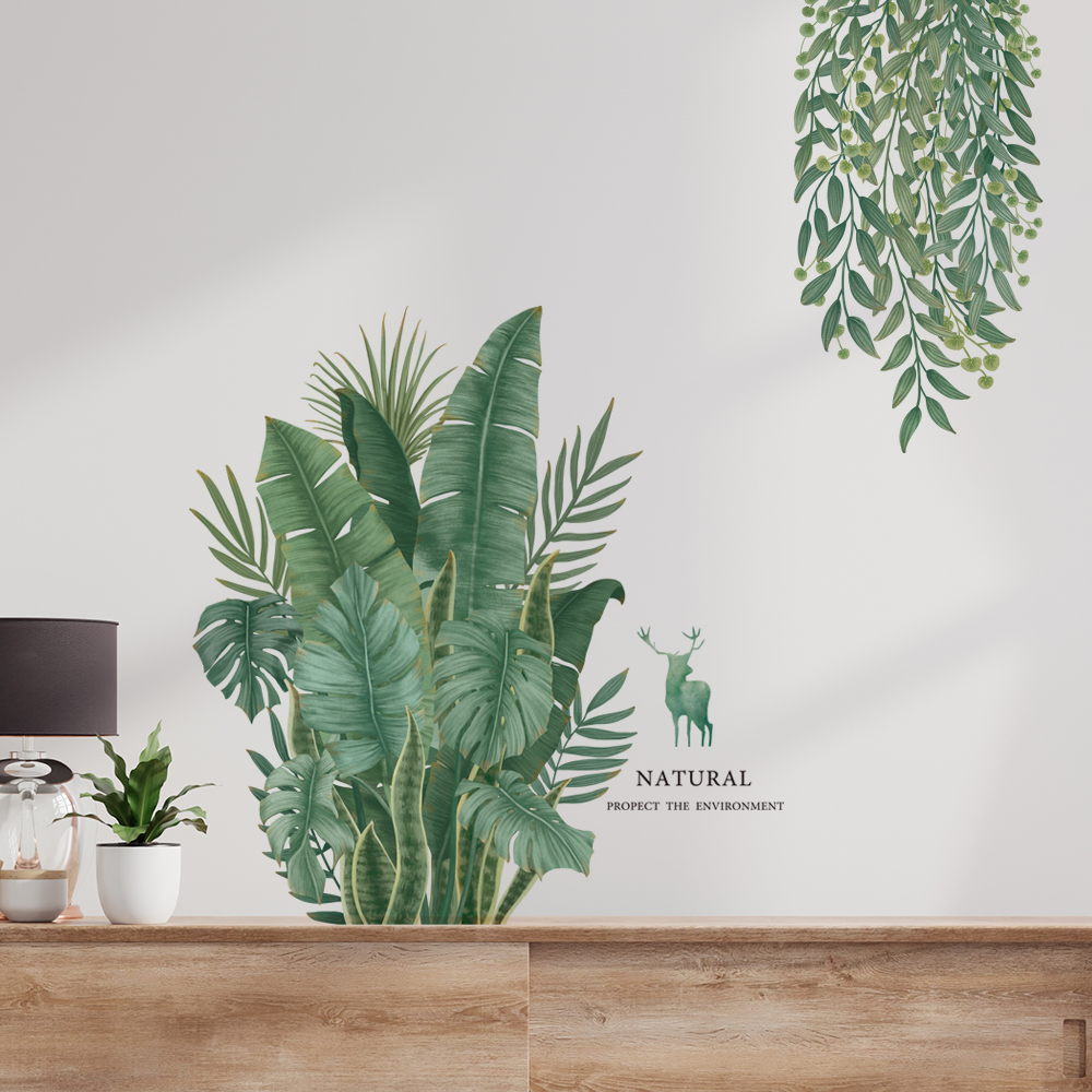 【半島良品】 DIY無痕創意牆貼/壁貼-橄欖樹枝