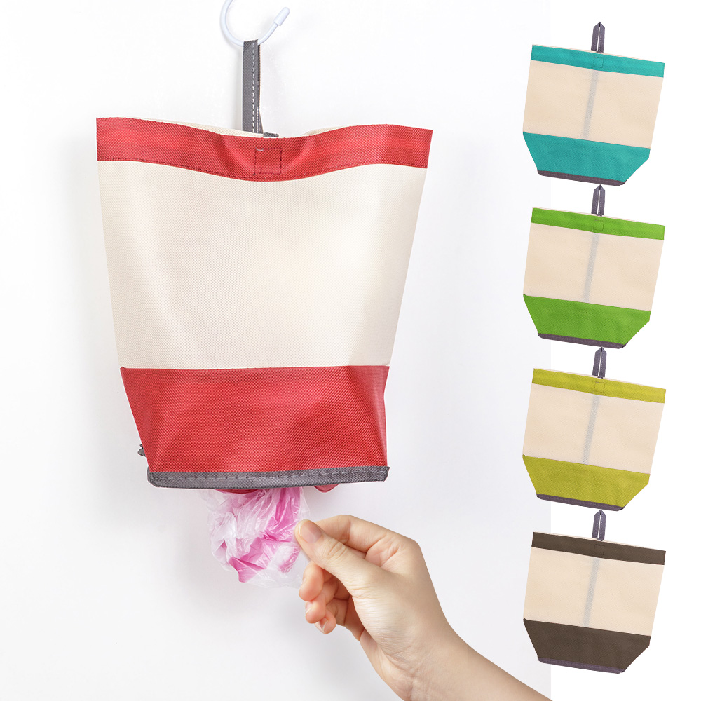 【日本丸辰】抽取式塑膠袋收納袋(5色隨機出貨)