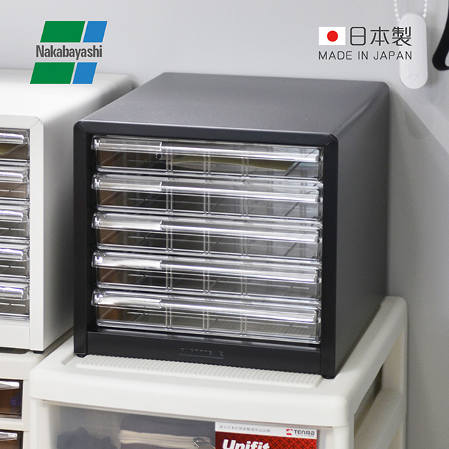 【日本仲林】日本製鋼製桌上型A4文件櫃/資料櫃-5低抽 (AL-55/公文櫃)