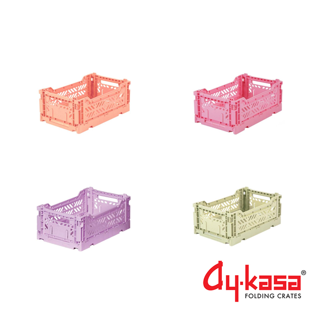 Ay-kasa S土耳其籃4件組-春夏馬卡龍(鮭魚粉、芭比粉、薰衣草紫、哈密瓜綠)