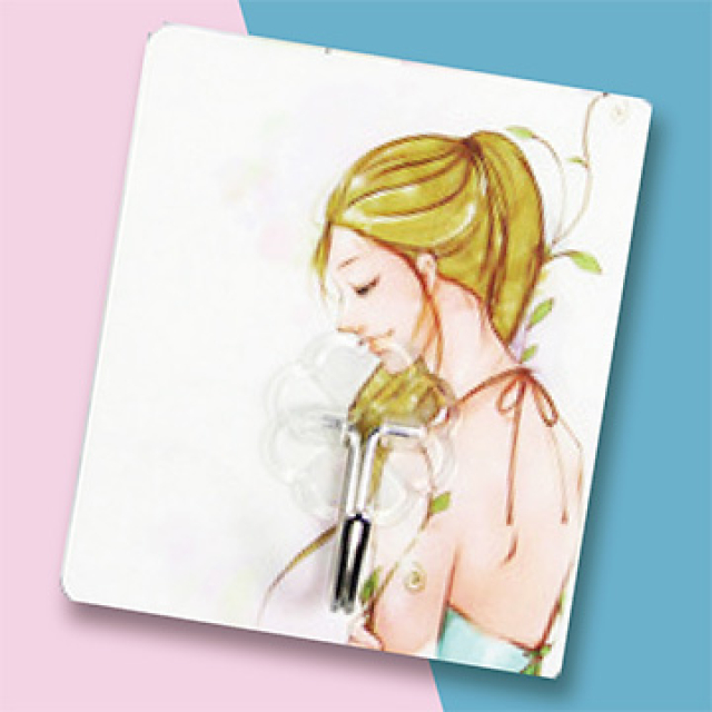《Stylelife》無痕掛勾貼-馬尾女孩