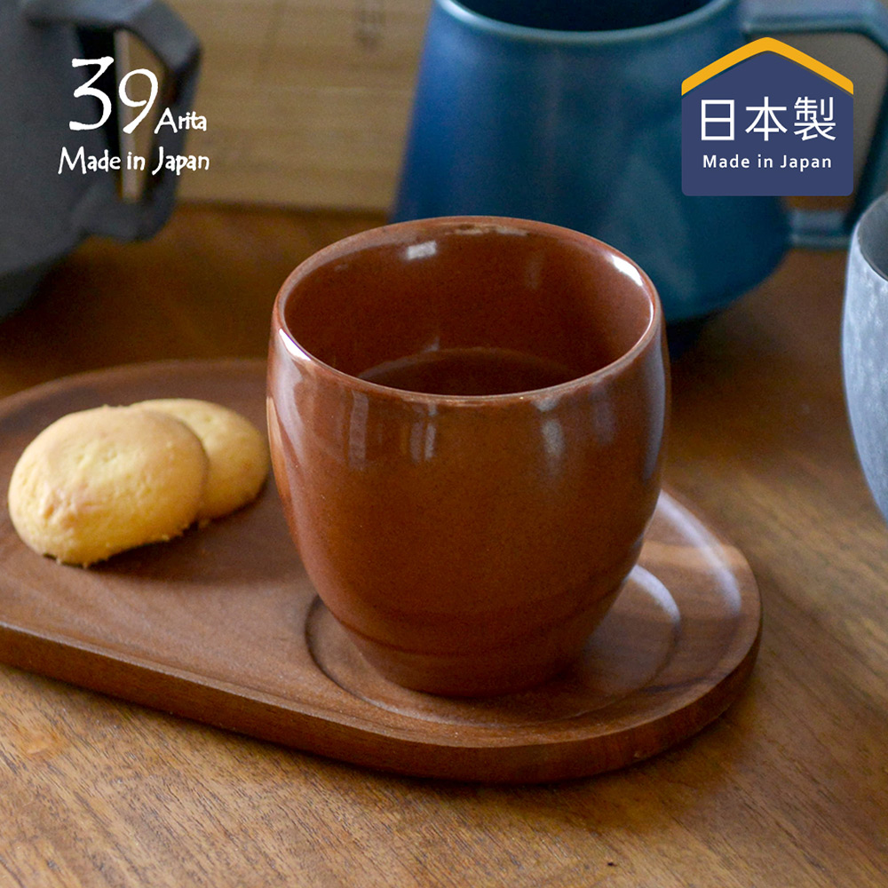 【日本39arita】日本製有田燒陶瓷雙層隔熱杯-200ml