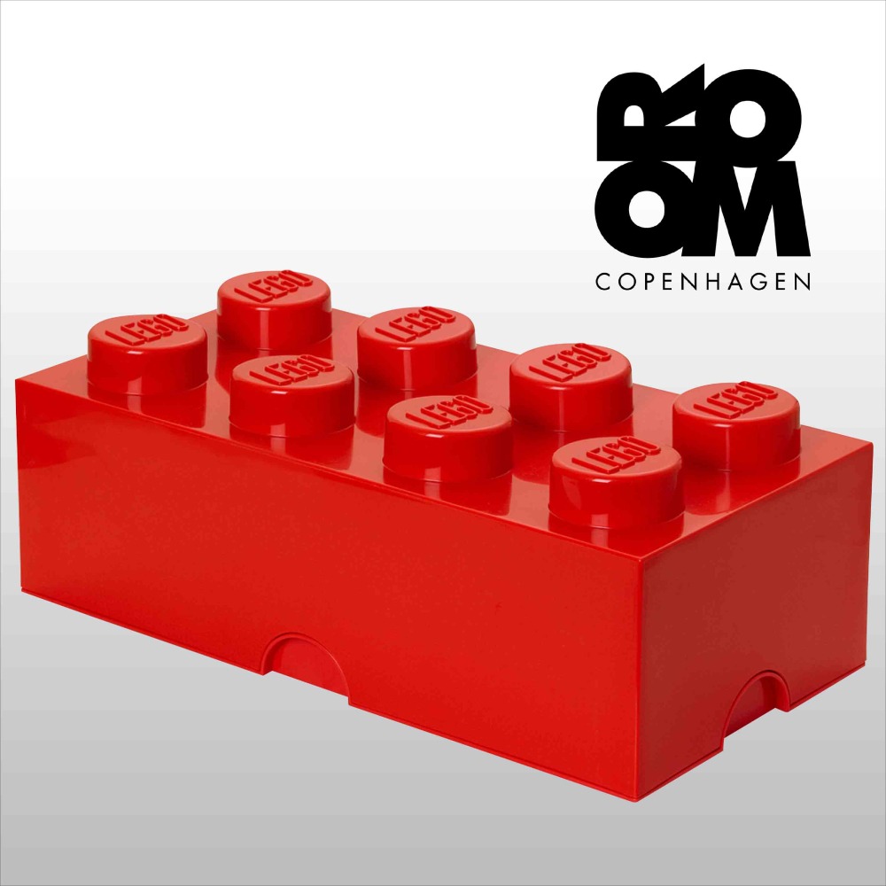 Room Copenhagen 樂高 LEGO® 8凸收納盒(多色可選)