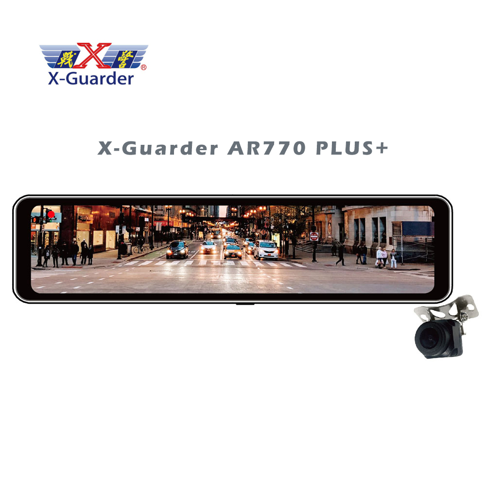 X-GUARDER AR770 PLUS GPS 2K雙鏡電子後視鏡＋64G
