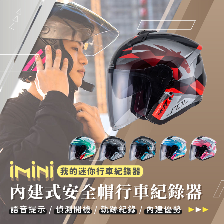 iMini iMiniDV X4C SOXP 獨角獸 內建式安全帽行車記錄器(SO-XP 循環錄影 紅外線 定位 廣角 夜拍清晰)