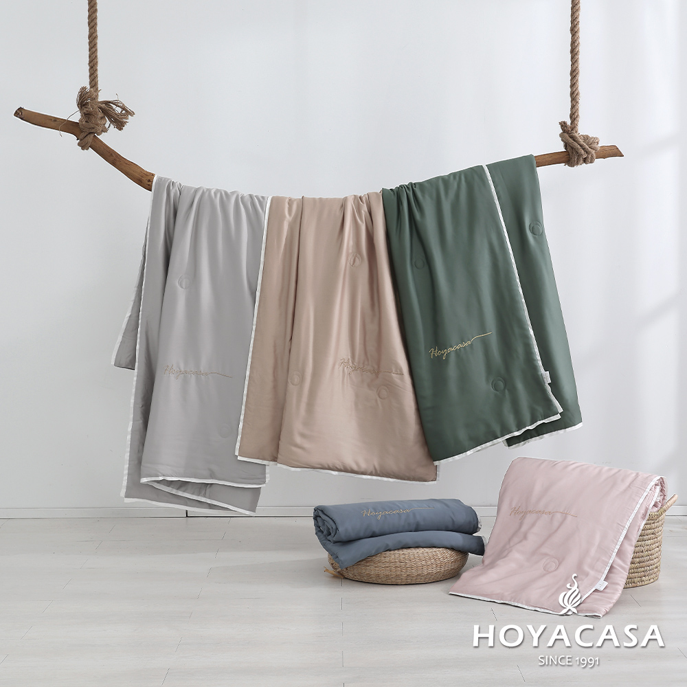 HOYACASA 清淺典雅系列60支天絲涼被(150x190cm)-多款任選