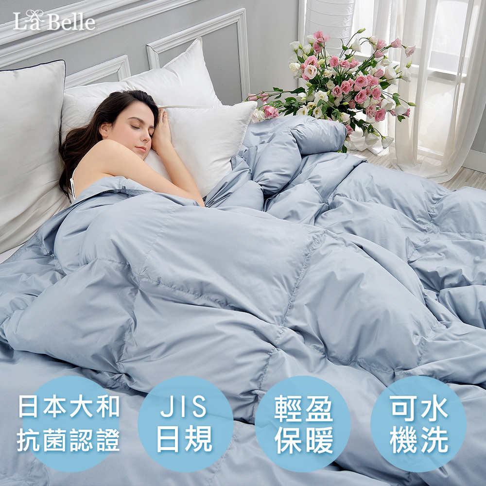 《95/5波蘭可水洗天然輕羽絨暖冬被》--雙人-藍色