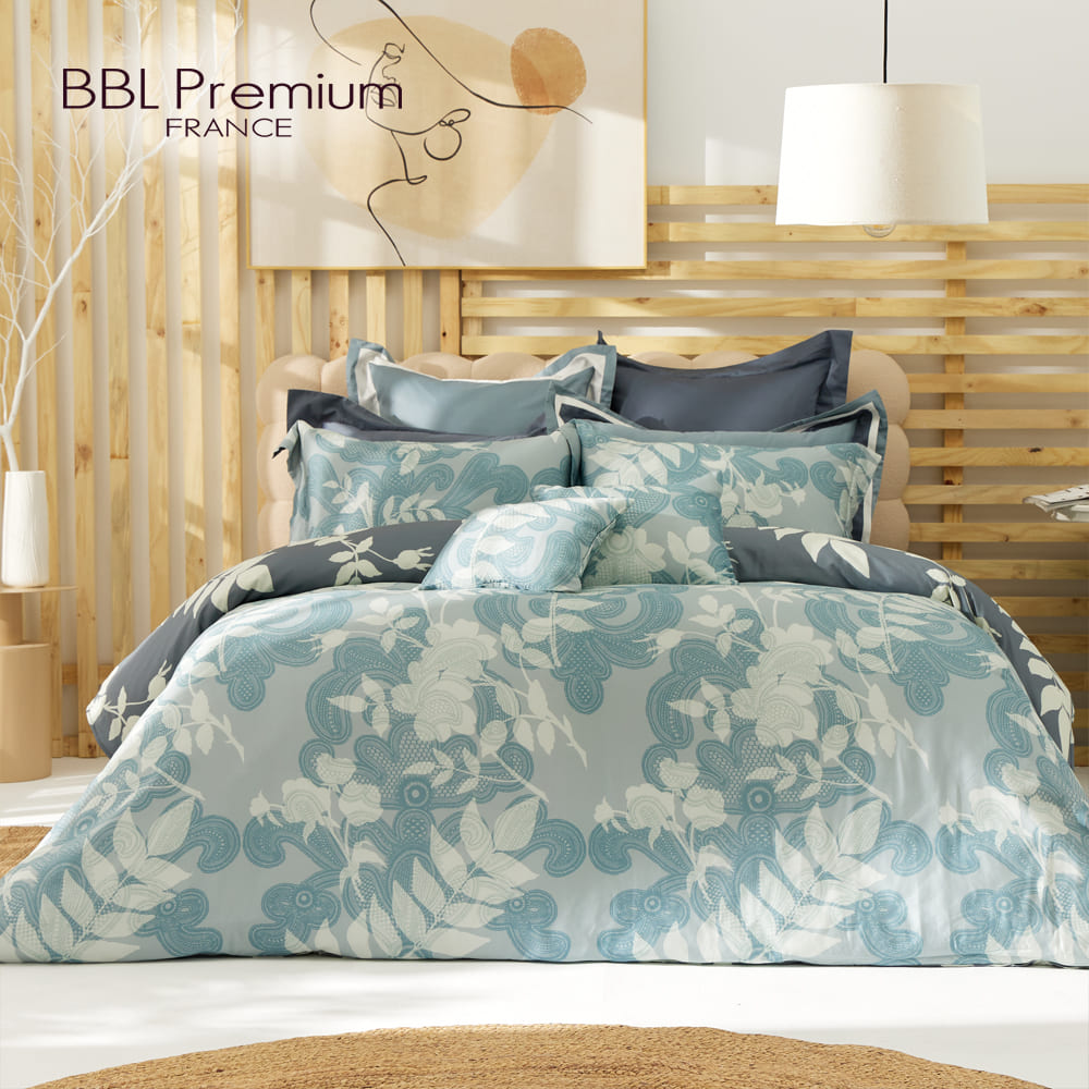 【BBL Premium】100%天絲印花兩用被床包組-迷霧森林(加大)