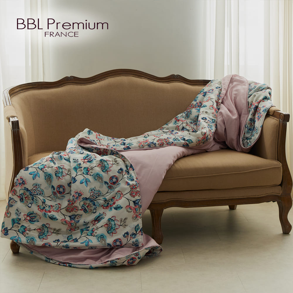 【BBL Premium】100%天絲印花鋅力綿涼被-佛朗明哥糖果花(雙人)