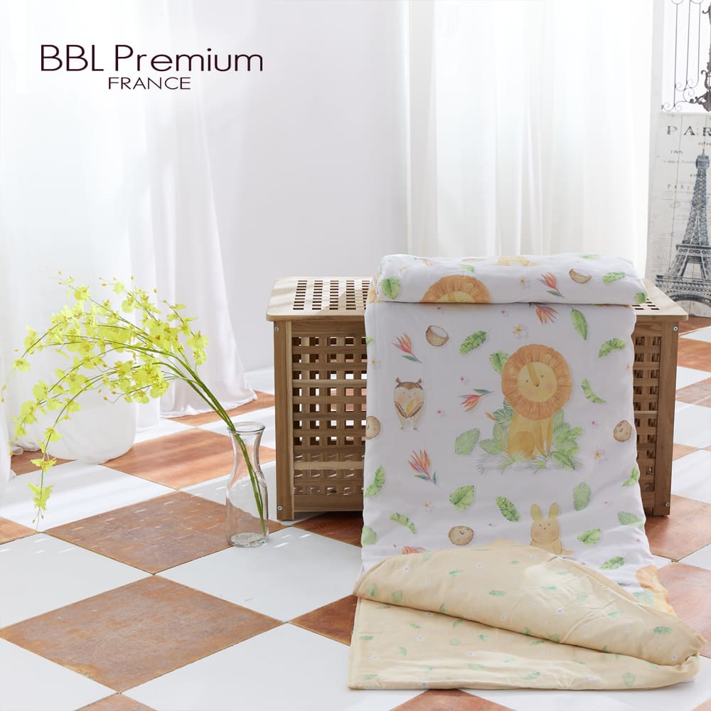 【BBL Premium】天絲親柔棉印花鋅力綿涼被-里歐森林繪本(雙人)