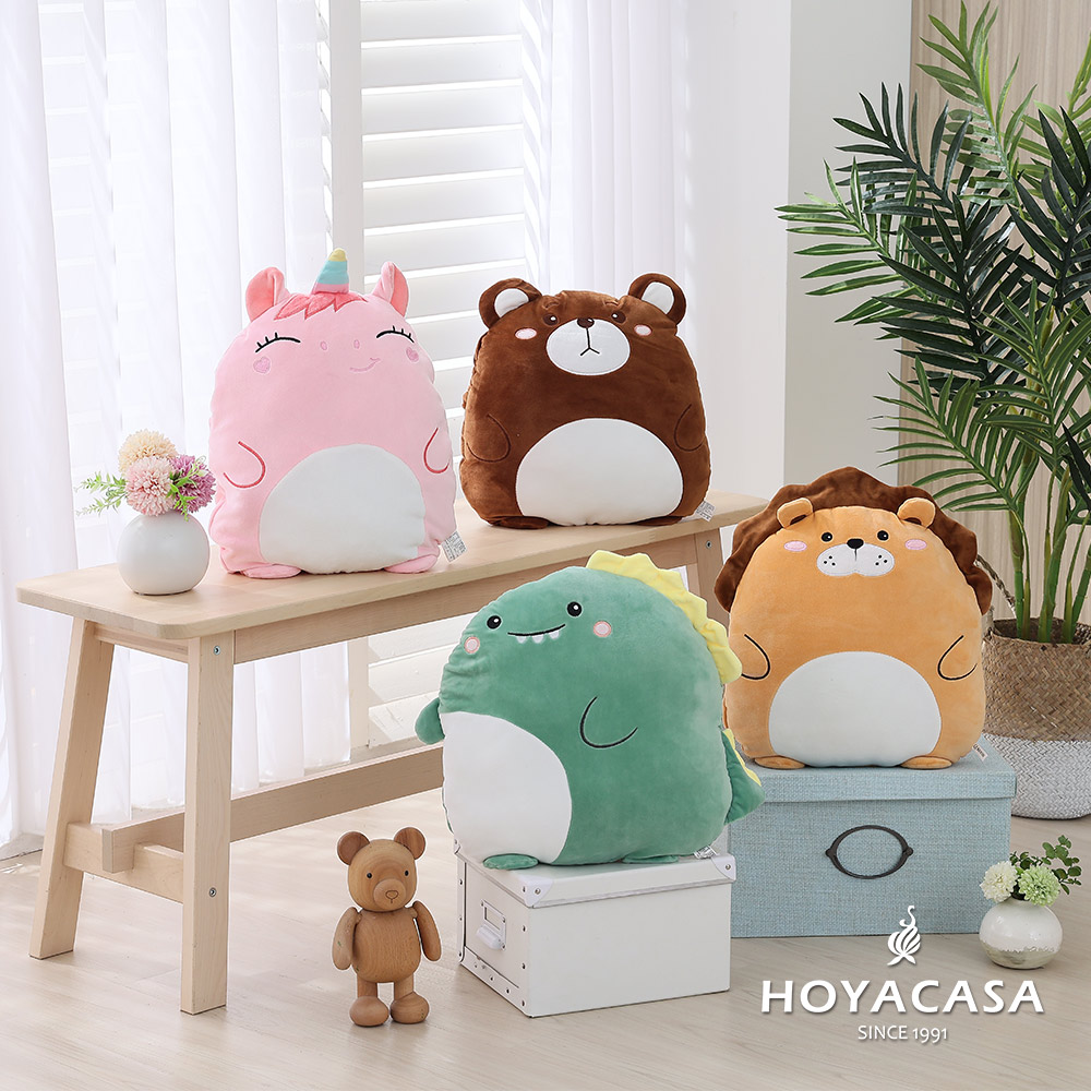 HOYACASA 童趣造型抱枕-多款任選
