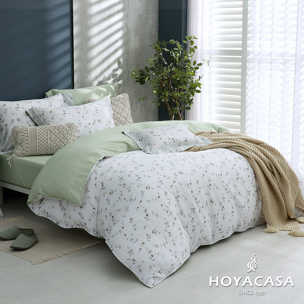 HOYACASA 植耀 加大四件式60支天絲兩用被套床包組