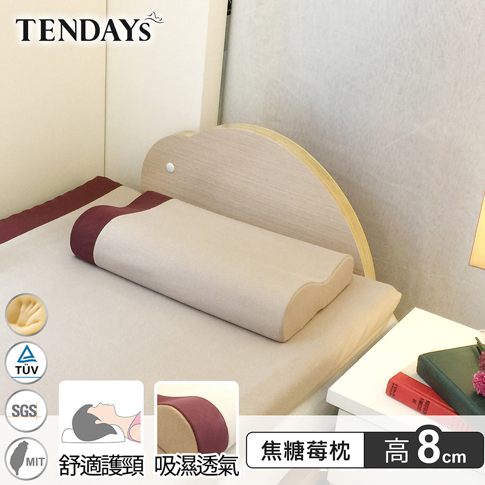 【TENDAYS】DISCOVERY柔眠枕(焦糖莓)8cm高