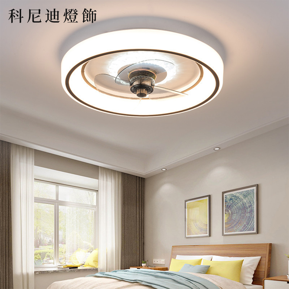2008-2010系列 客廳馬卡龍燈 圓形方形簡約吸頂燈 110V隱形餐廳臥室風扇出口燈