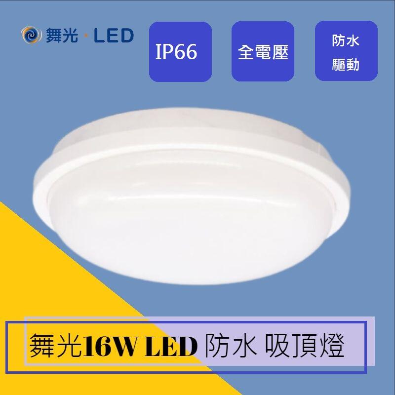 舞光 16W LED 防水吸頂燈-CE16 IP66 一體成形 抗UV材質 防水驅動器