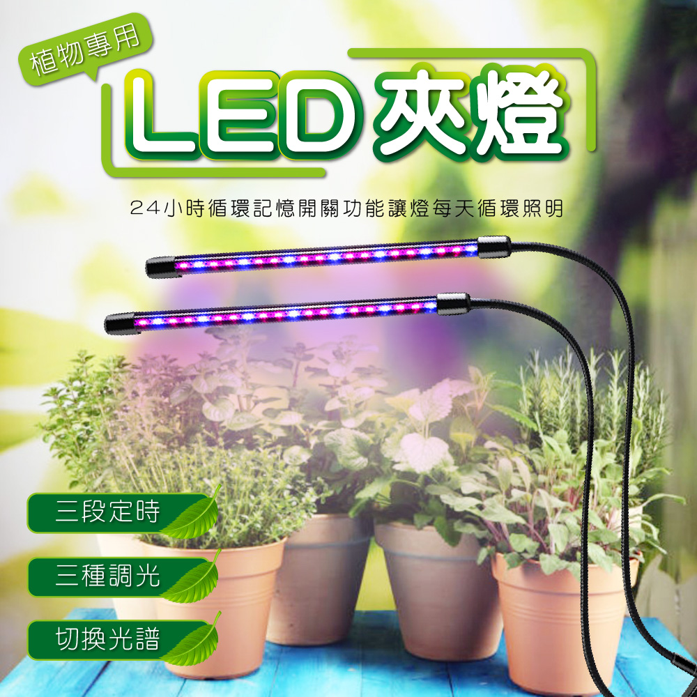 【森宿】二管- LED 植物燈 生長管 植物燈全光譜 多肉燈 USB 室內植物燈